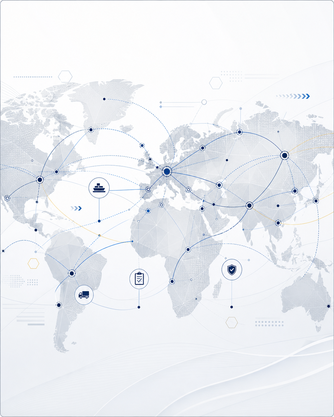 Visualisierung internationaler Warenströme und Trade-Compliance-Prozesse